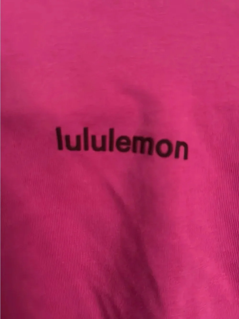 lululemon athletica Bright Pink Cropped Crew Sweatshirt